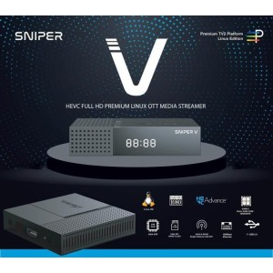 Xsarius Sniper V Full HD 1080 PremiumTV 2 Linux OTT Mediastreamer