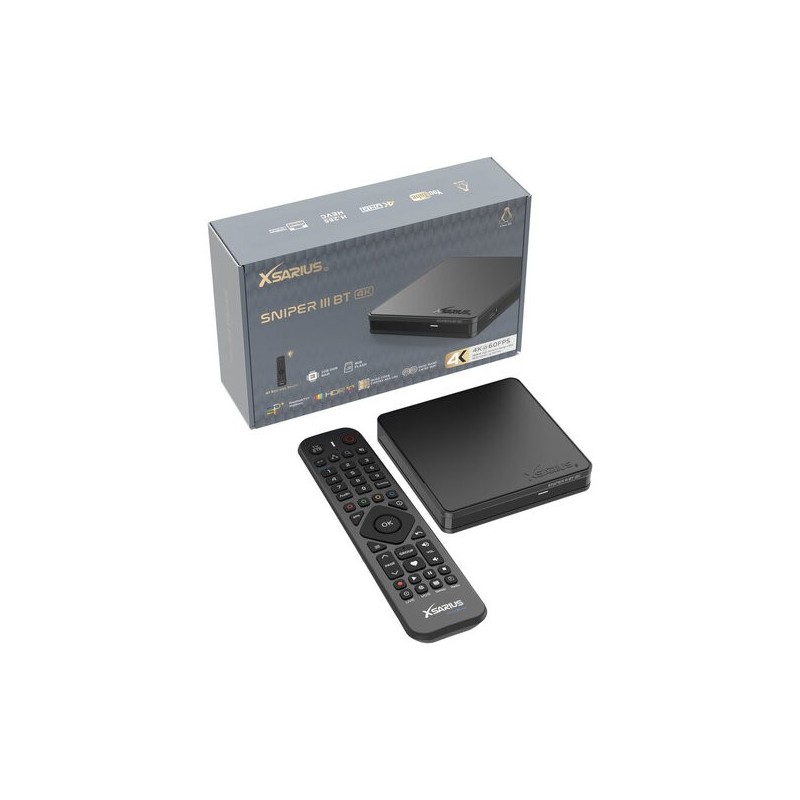Xsarius Sniper 3 BT - 4K Linux OTT Mediastreamer