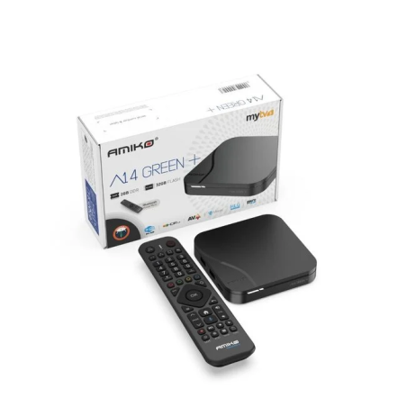 Amiko A14 Green+ Streaming Box 4K UHD